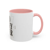 God Money Power Accent Coffee Mug – Inspirational Religious Typography Mug (11/15oz)