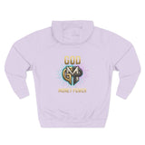 Three-Panel Fleece Hoodie