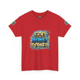 God Money Power T-Shirt — Bold Christian Faith & Prosperity Graphic Tee