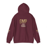 GMP Crest Hoodie — White Gold Logo Pullover