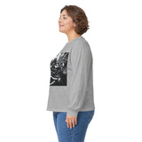 Angel Of Death Long Sleeve Tee — Dark Fantasy Angel & Serpent Graphic
