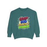 GMP God Money Power Colorblock Sweatshirt — Inspirational Faith & Hustle Crewneck