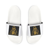 Men's Slide Sandals with Gothic Skull Graphic – Removable-Strap Comfort