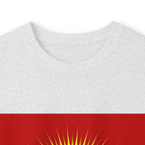 Long Sleeve Tee — 'God, Money, Power' Retro Palm Graphic