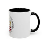 God Money Power Accent Coffee Mug — Inspirational Faith & Success Ceramic Mug (11/15oz)
