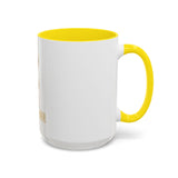Accent Coffee Mug — "God Money Power" Crown & Wealth Icon Ceramic Mug (11/15oz)