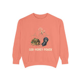 God Money Power Sweatshirt — Religious Inspirational Crewneck