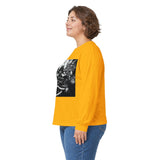 Angel Of Death Long Sleeve Tee — Dark Fantasy Angel & Serpent Graphic