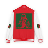 Letterman Jacket — Retro Santa Portrait Varsity Jacket