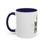 God Money Power Accent Coffee Mug – Inspirational Religious Typography Mug (11/15oz)