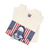 God Money Power Tee — Patriotic Bandana Saint Graphic T-Shirt