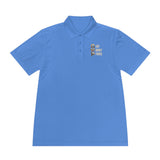GMP 'God Money Power' Men's Sport Polo — Gold Lettering Performance Polo