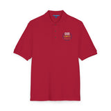 Embroidered Polo Shirt — Colorful Floral 'Hope Grows Here' Logo