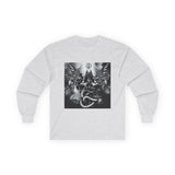 Angel Of Death Long Sleeve Tee — Dark Fantasy Angel & Serpent Graphic