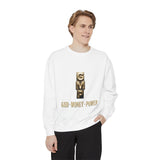 God • Money • Power Sweatshirt — GMP Gold Block Graphic Crewneck