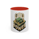 God Power Coffee Mug – Faith & Prosperity Accent Mug (11/15oz)