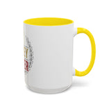 God Money Power Accent Coffee Mug — Inspirational Faith & Success Ceramic Mug (11/15oz)