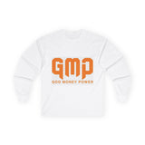 GMP (God Money Power) Long Sleeve Tee — Bold Faith & Prosperity Graphic Shirt