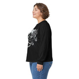 Angel Of Death Long Sleeve Tee — Dark Fantasy Angel & Serpent Graphic