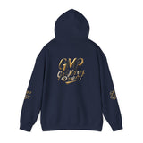 God Money Power (GMP) Hoodie – Inspirational Gold Script Pullover