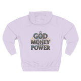 God Money Power Hoodie — Graphic Faith & Hustle Pullover