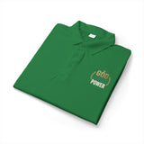 God Money Power- Polo Shirt — Faith-Based Embroidered Work Polo