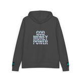 God Money Power Hoodie — Men's Full-Zip Graphic Hoodie