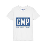 Youth Tee — GMP "God Money Power" Logo Tee (Kids Religious Faith Shirt)