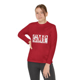 GMP 'God Money Power' Youth Long Sleeve Tee - Red Logo