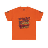 Inspirational Graphic Tee — "Put God First, Hustle for the Money, Put Yourself in Power"