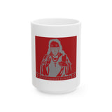 God Money Power Ceramic Mug — Religious Pop Art Coffee Cup (11oz/15oz)