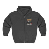 God Money Power (GMP) Zip Hoodie — Vintage Eagle Graphic