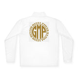 Quarter-Zip Pullover — 'GMP' Gold Logo (God Money Power) Stylish Monogram