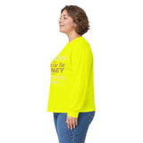 Inspirational Faith Hustle Long Sleeve Tee — “Put GOD First, Hustle For The MONEY, Put Yourself In POWER”