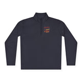 Quarter-Zip Pullover — “Put God First, Then Get The Money, Put Yourself In Power” Graphic Pullover