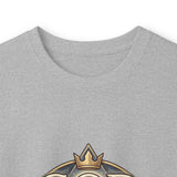 God Money Power Long Sleeve Tee — Vintage Crest Graphic