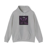 Angel Of Death Hoodie — Purple Gothic Angel Graphic Sweatshirt
