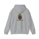 Hoodie — 'God Money Power' Buddha Graphic Pullover