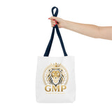 Lion Crest Tote Bag — GMP Gold Emblem Canvas Tote