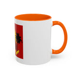 God Money Power Coffee Mug — Bold Red Retro Palm Design (11/15oz)