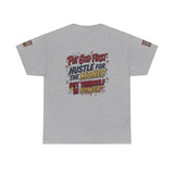 Inspirational Graphic Tee — "Put God First, Hustle for the Money, Put Yourself in Power"
