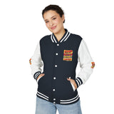 Letterman Jacket — "GMP God Money Power" Retro Varsity Jacket