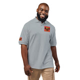 Embroidered Floral Skull Polo