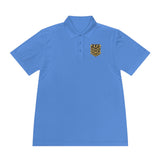 Men's Polo — Gold 3D 'GMP God Money Power' Chest & Back Logo