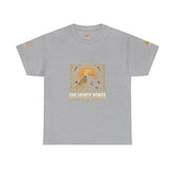 Pyramid Sun Graphic Tee — "You Make Me Whole" Cotton T-Shirt