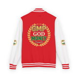 God Money Letterman Jacket — GMP Crest Varsity Jacket