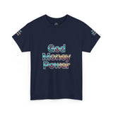 Graphic Tee — "God Money Power" Spiritual Streetwear T-Shirt