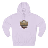 Hoodie — 'God Money Power' Vintage Emblem Fleece Hoodie