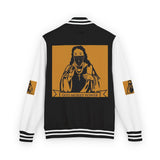 Letterman Jacket — 'God Money Power' Graphic Varsity Jacket