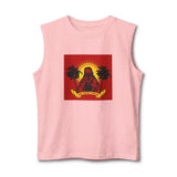 Muscle Tank — Retro 'God Money Power' Jesus Graphic Tank Top